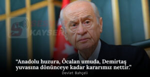 Kararımız Net, Taviz Yok!” – Öcalan ve Demirtaş Açıklaması
