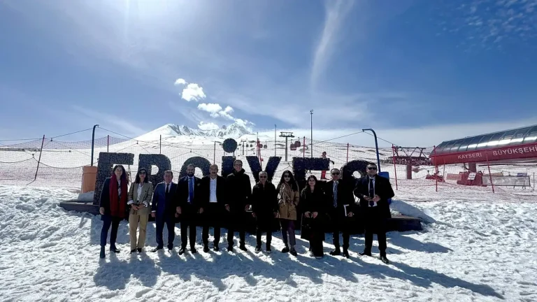 Belçika Büyükelçisi Erciyes’te: Kayseri’nin Kış Turizmi Potansiyeli Uluslararası Arenada Alkış Topluyor
