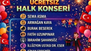 Kayseri'de 23 Nisan Coşkusu Sürecek: Ücretsiz Halk Konseri İptal Edilmiyor
