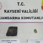 Kayseri’de Tarihi Eser Kaçakçılığına Büyük Darbe: İki Şüpheli Yakalandı