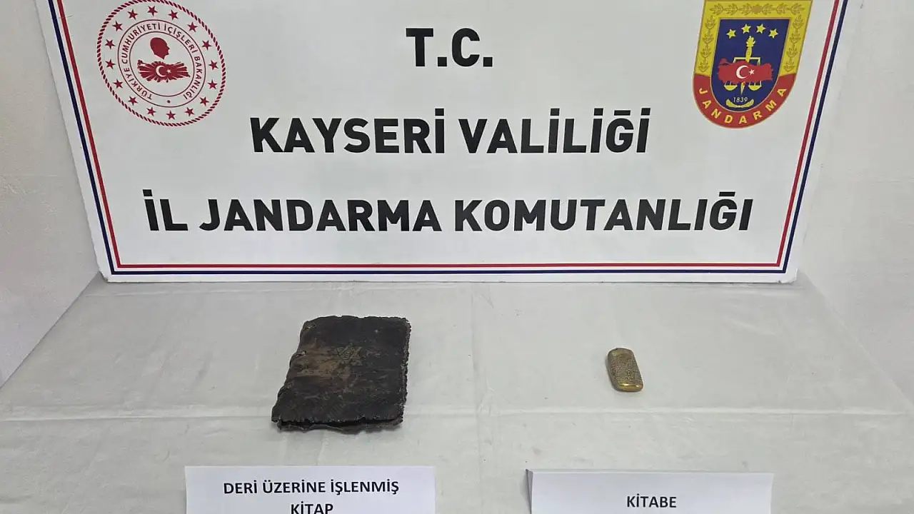 Kayseri'de Tarihi Eser Kaçakçılığına Büyük Darbe: İki Şüpheli Yakalandı