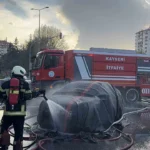 Kayseri Melikgazi’de Elektrikli Otomobil Yangınına Anında Müdahale
