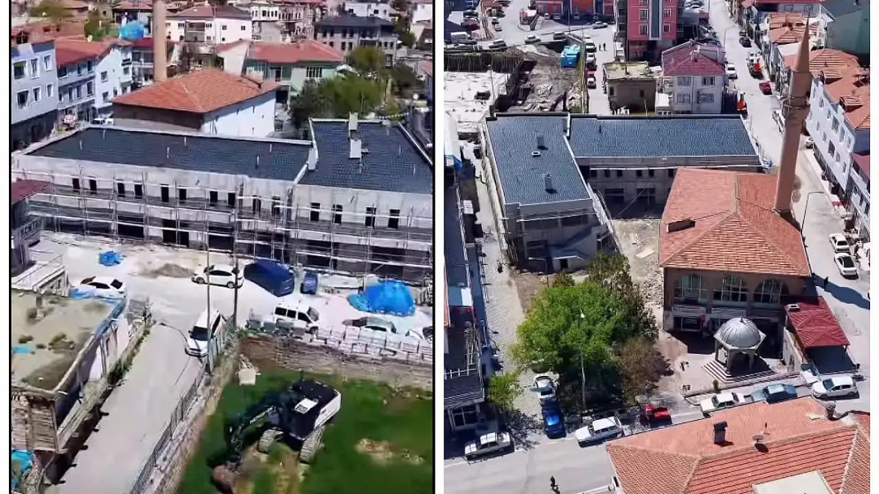 Yeşilhisar'da Cevizli Çarşı'nın İnşaatında Sona Yaklaşılıyor: 40 Dükkan Esnafa Kazandırılacak
