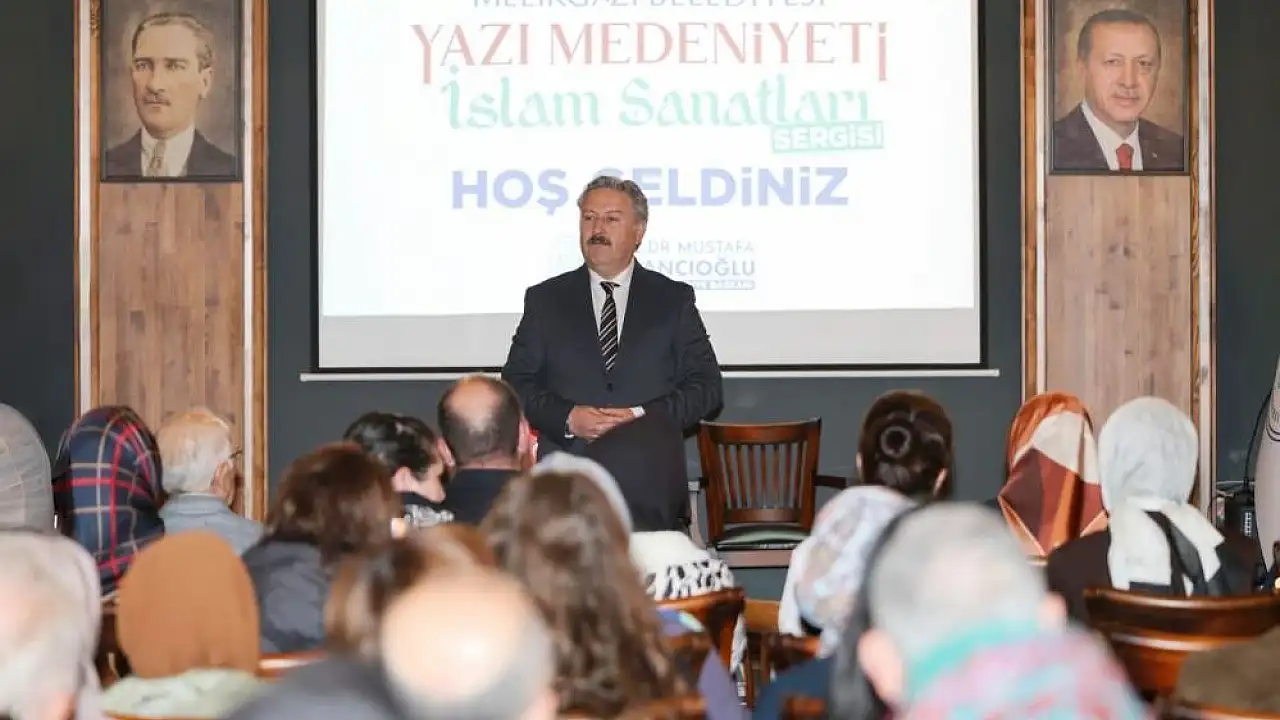 Melikgazi Belediyesi'nden Hat Sanatına Destek: "Kalem ve Kelam" Vurgusuyla Geleneksel Mirasa Sahip Çıkılıyor