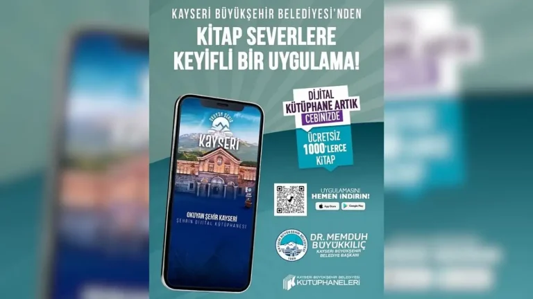 Kayseri’de Dijital Okuma Çağı Başladı: 30 Bin Eser Cebinizde!