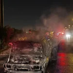 Kayseri’de Seyir Halindeki Otomobil Alev Aldı: Araç Hurdaya Döndü