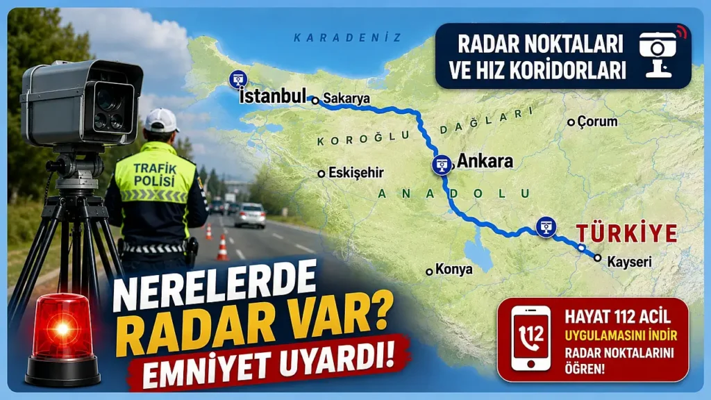 Kurban Bayramı Öncesi Kayseri’den Sürücülere Önemli Trafik Uyarısı: HAYAT 112 Uygulaması ile Güvenli Yolculuk