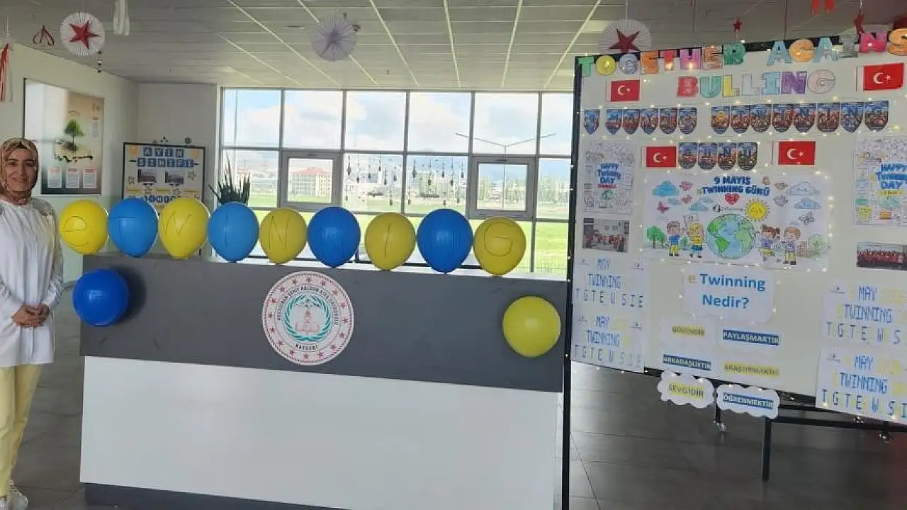 Kayserili Öğrenciler Uluslararası eTwinning Projesiyle Avrupa'da Zorbalığa Karşı Ses Oldu