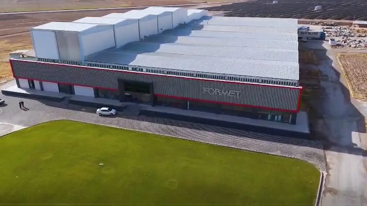 Formet Metal, Kayseri Beydeğirmeni'ndeki Yeni Fabrikasında Üretime Başladı