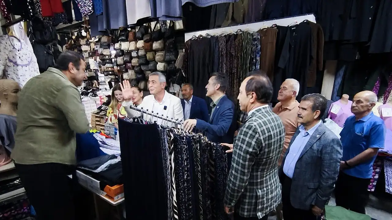 Kayseri'nin 800 Yıllık Kapalı Çarşısı'nda Sel Felaketi Sonrası Durum Değerlendirmesi ve Siyasi Ziyaretler