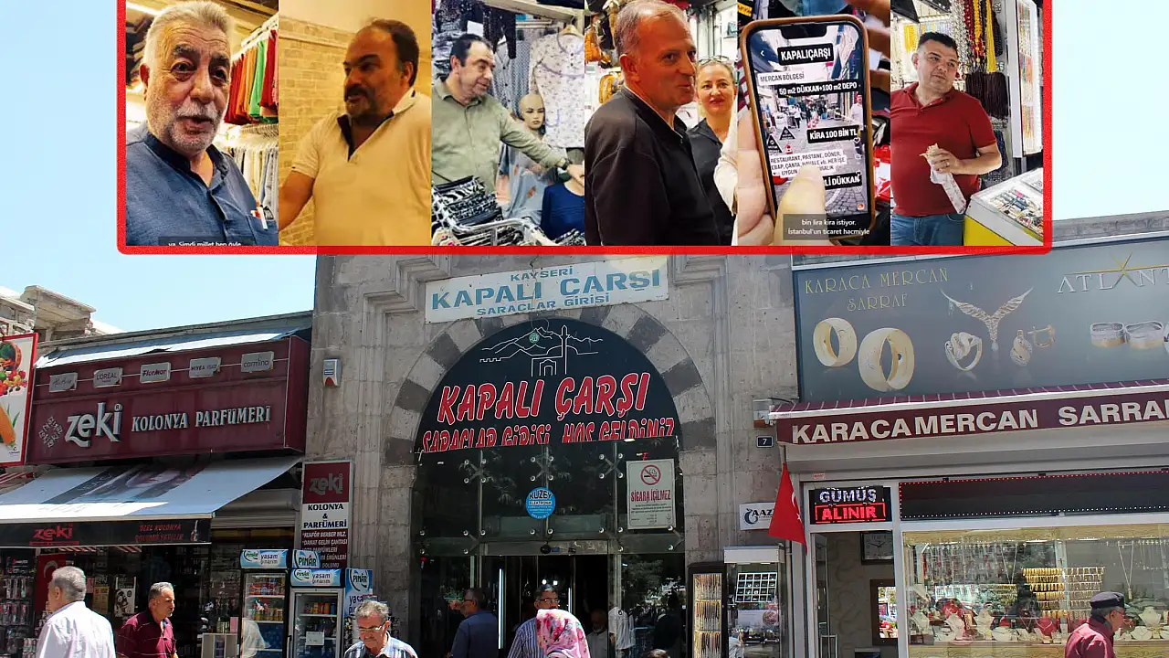 Kayseri'nin 800 Yıllık Kapalı Çarşısı Ekonomik Sıkıntılarla Boğuşuyor: Esnafın Gündeminde Yüksek Kira ve Düşük Alım Gücü