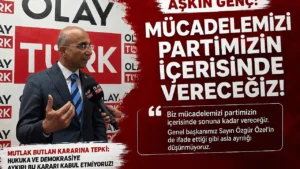 CHP Kayseri Milletvekili Aşkın Genç'ten Kritik Çıkış: "Gündemimiz Ülke Sorunları Olmalı, Mücadelemiz Parti İçinde Sürecek"
